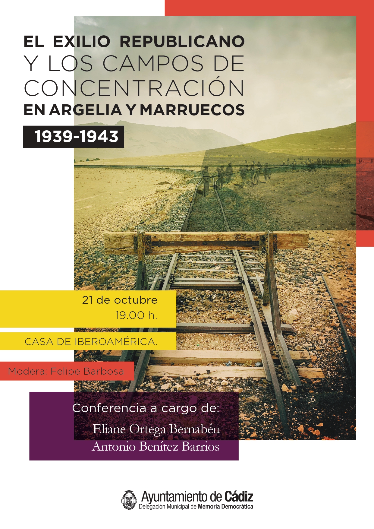 Conferencia sobre los exiliados republicanos y los campos de concentración